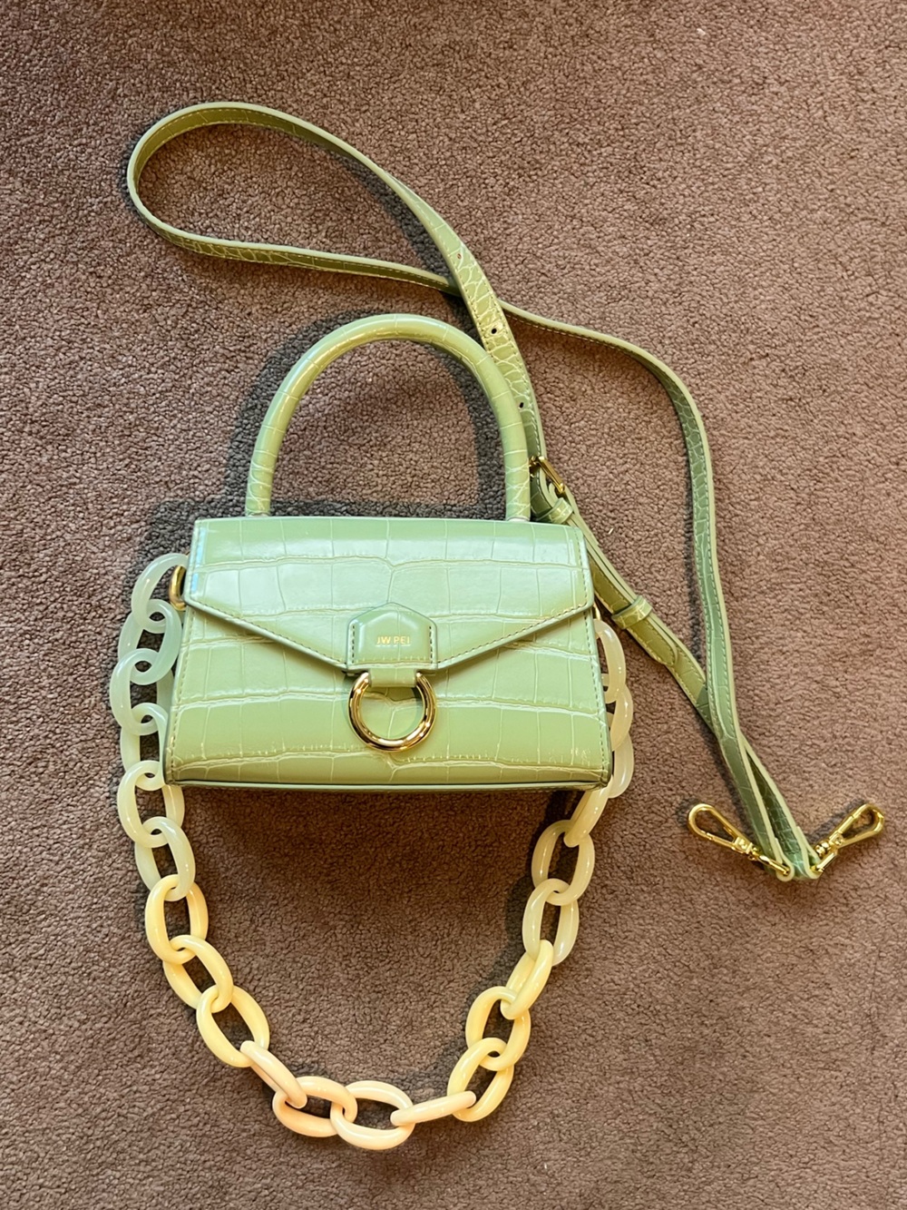 JW Pei top handle bag